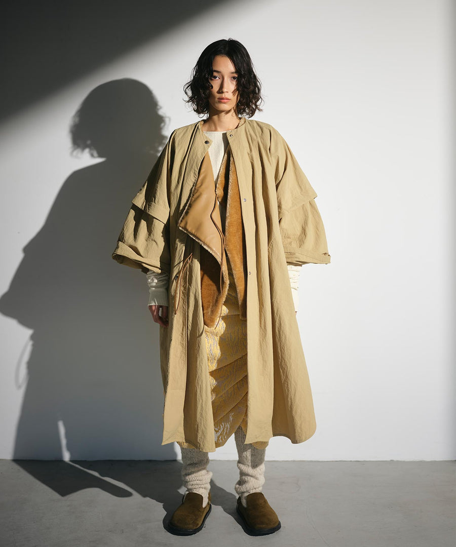 【残り1点】BACK QUILT PONCHO